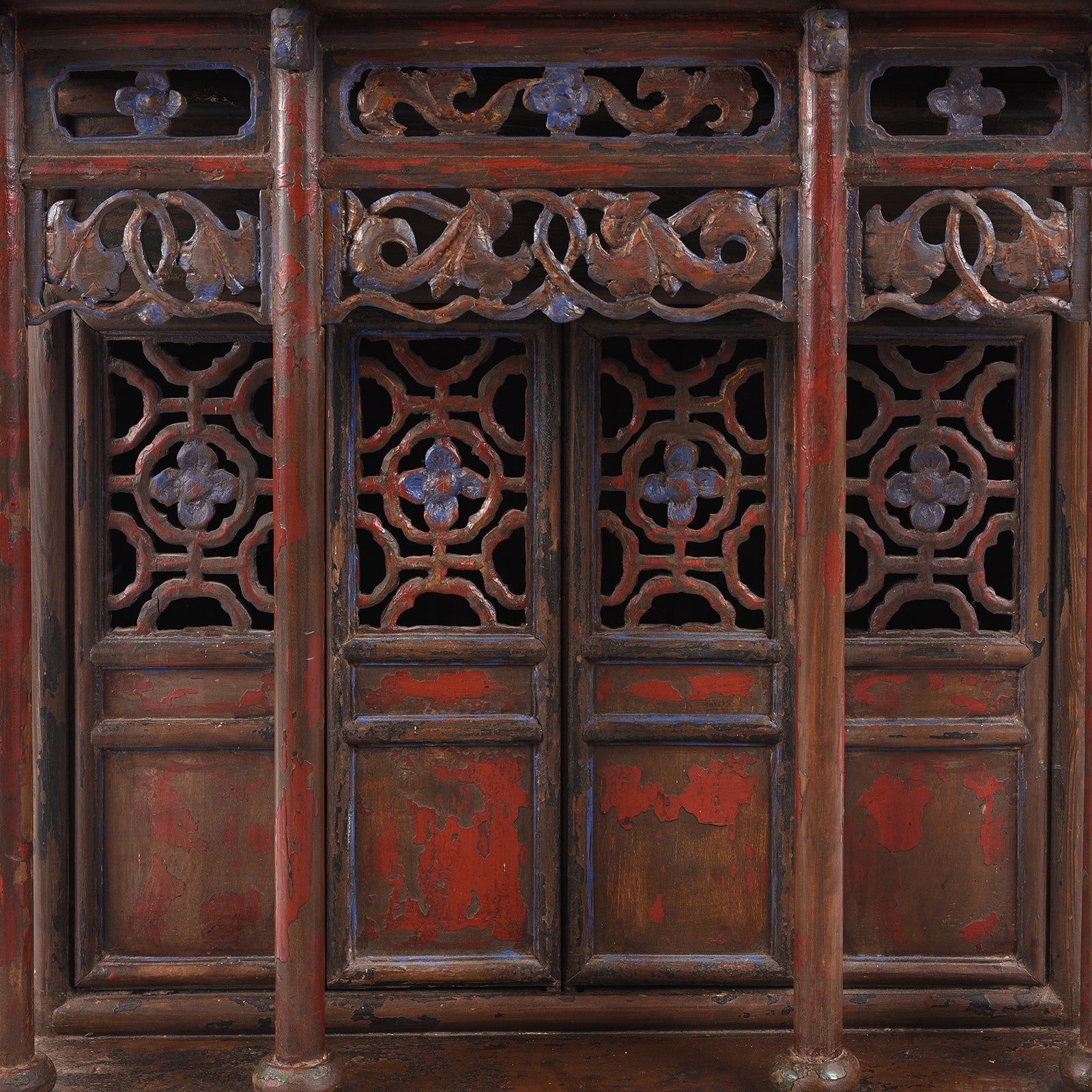 Daoist Ancestor House Shrine From Shanxi - Ca 1950