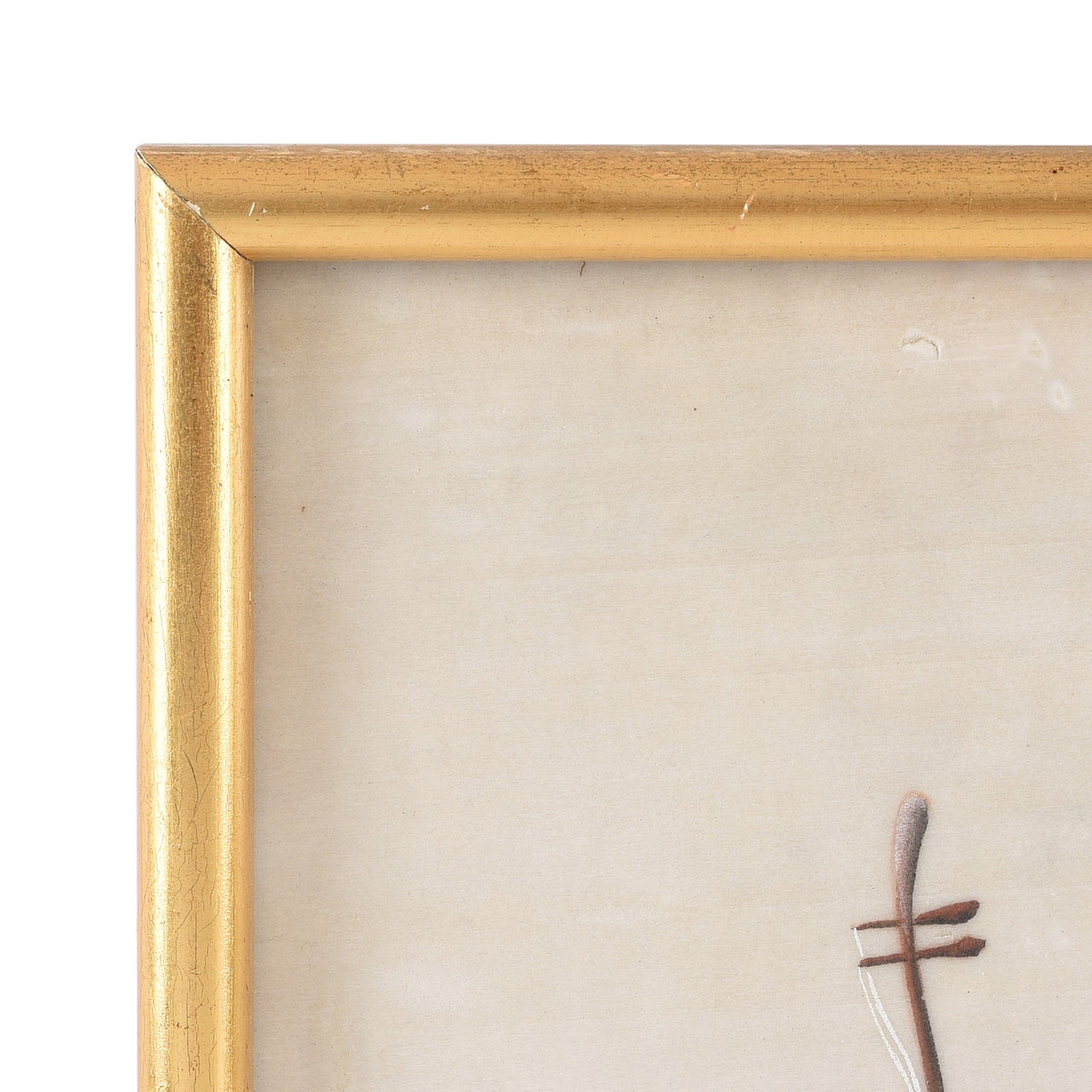 Framed Watercolour Painting of A Musician on Pith Paper - 19th Century