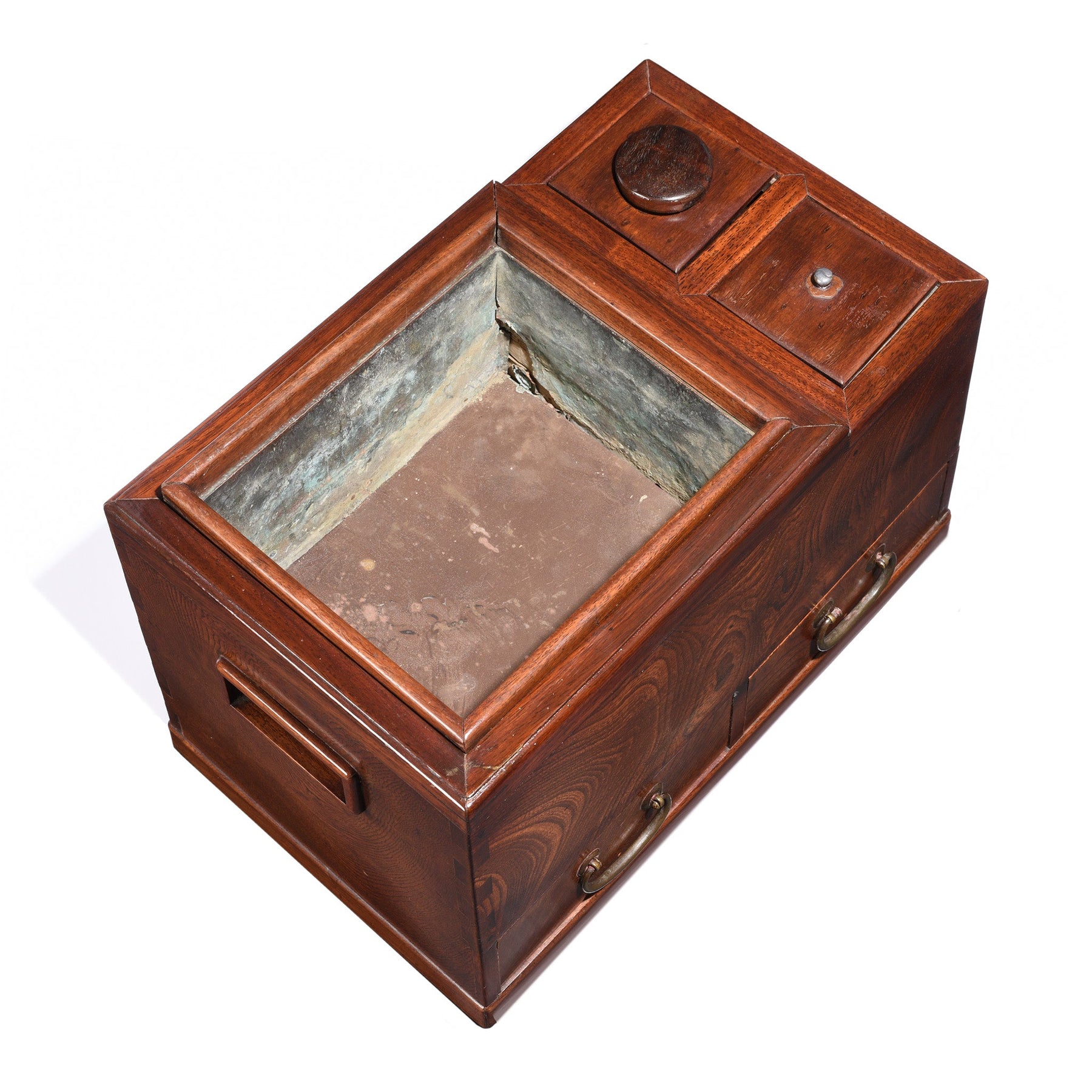 Japanese Zelkova Hibachi - Early 20th Century