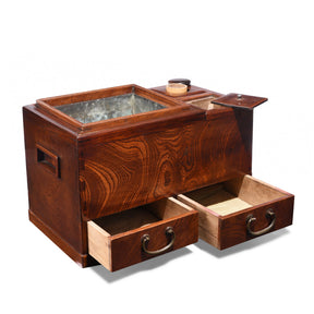 Japanese Zelkova Hibachi - Early 20th Century