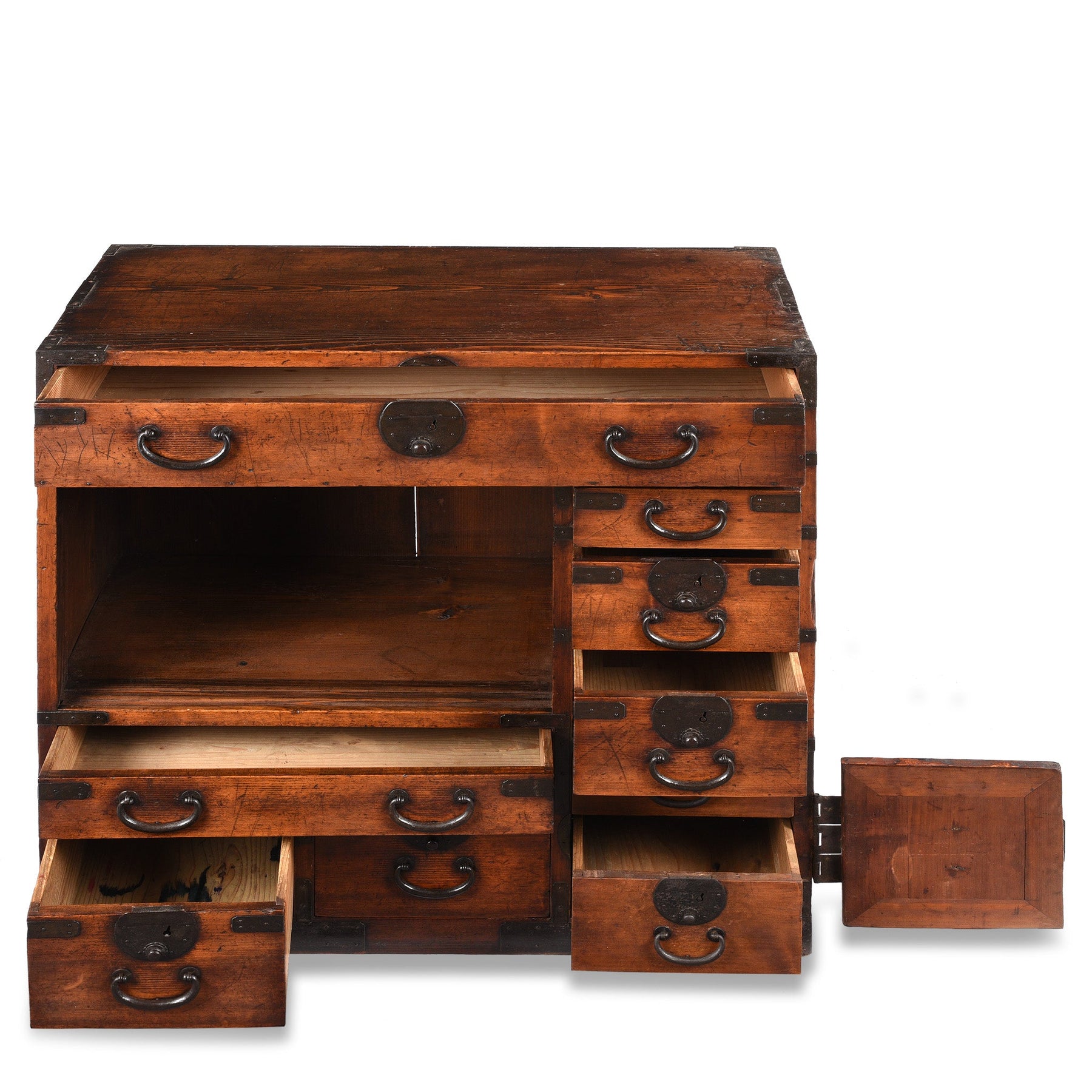 Japanese Side Tansu - Edo Period