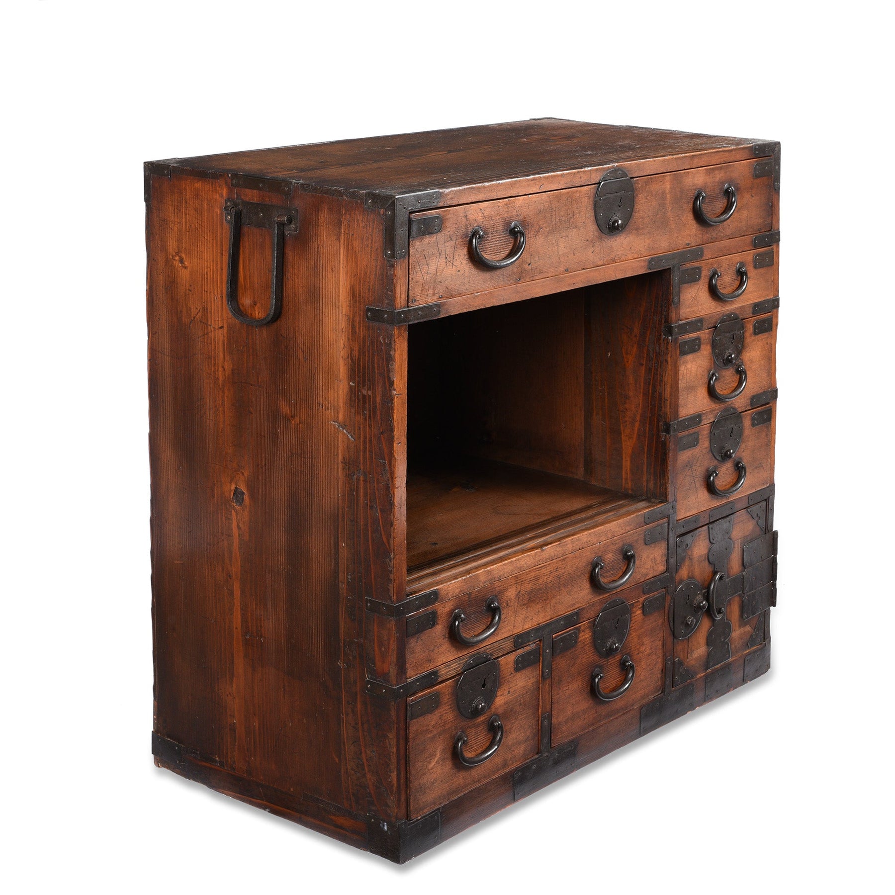 Japanese Side Tansu - Edo Period