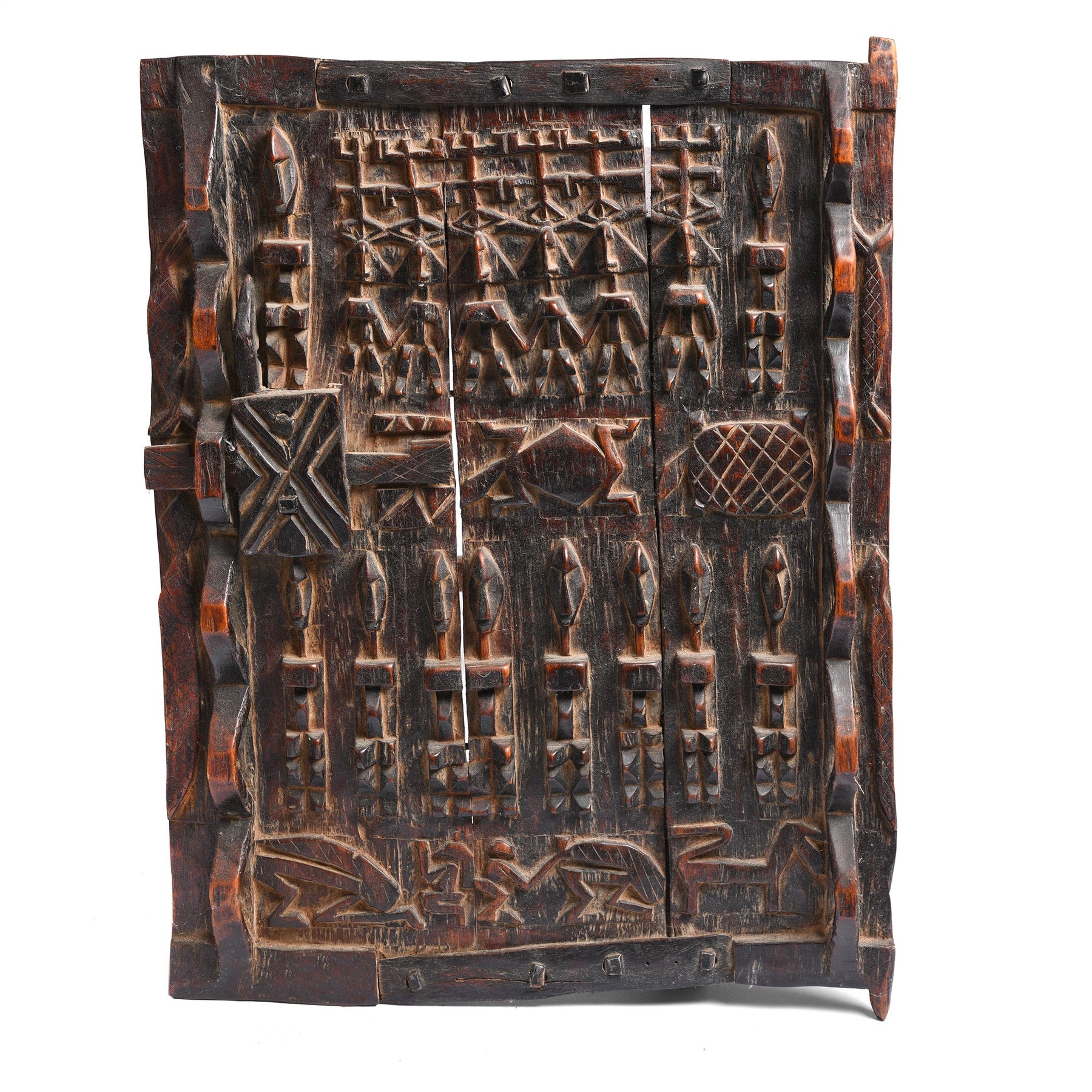 Benin Carved Dogon Door From Mali -19thC