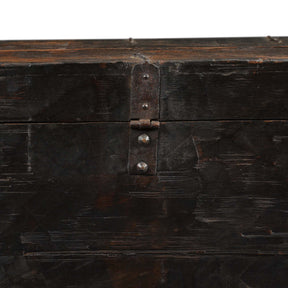 Painted Tibetan 'Dragon' Storage Chest - 18th Century