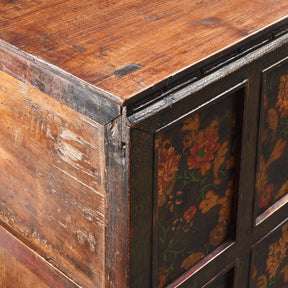 Painted Tibetan Altar Cabinet - 18th Century