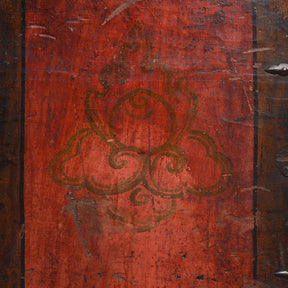 Painted Tibetan Dragon Storage Chest - 18th Century