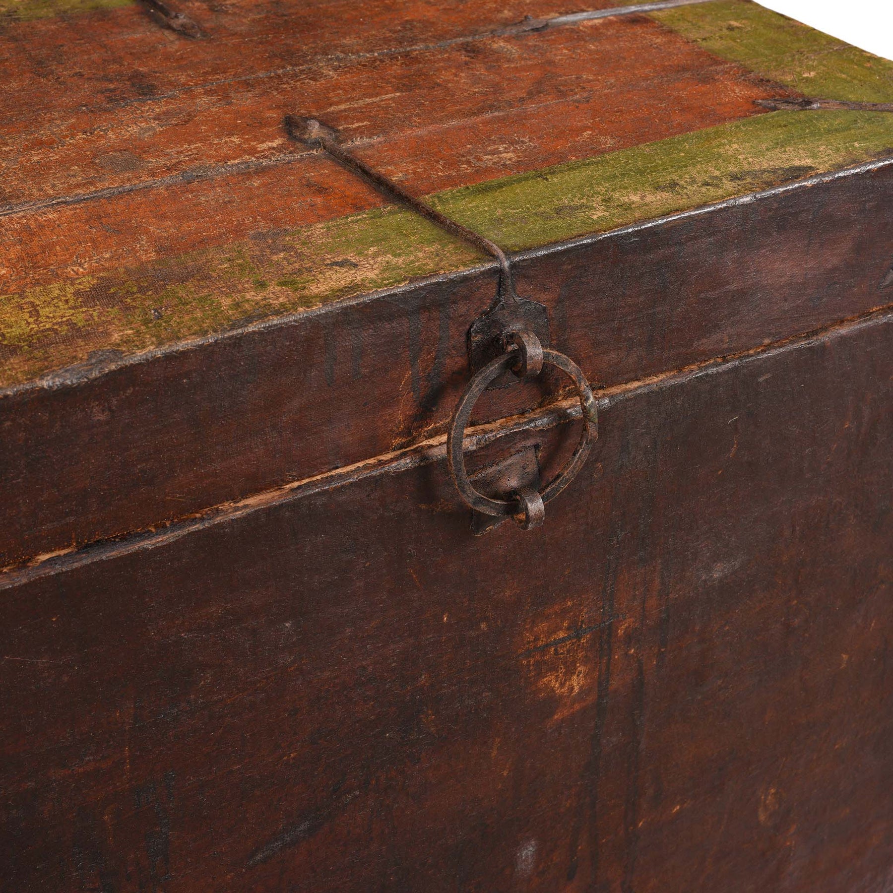 Painted Tibetan Storage Chest - 17th Century