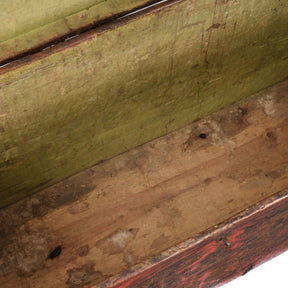 Painted Tibetan 'Double Dragon' Storage Chest - 17th Century
