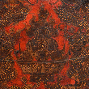 Painted Tibetan 'Double Dragon' Storage Chest - 17th Century