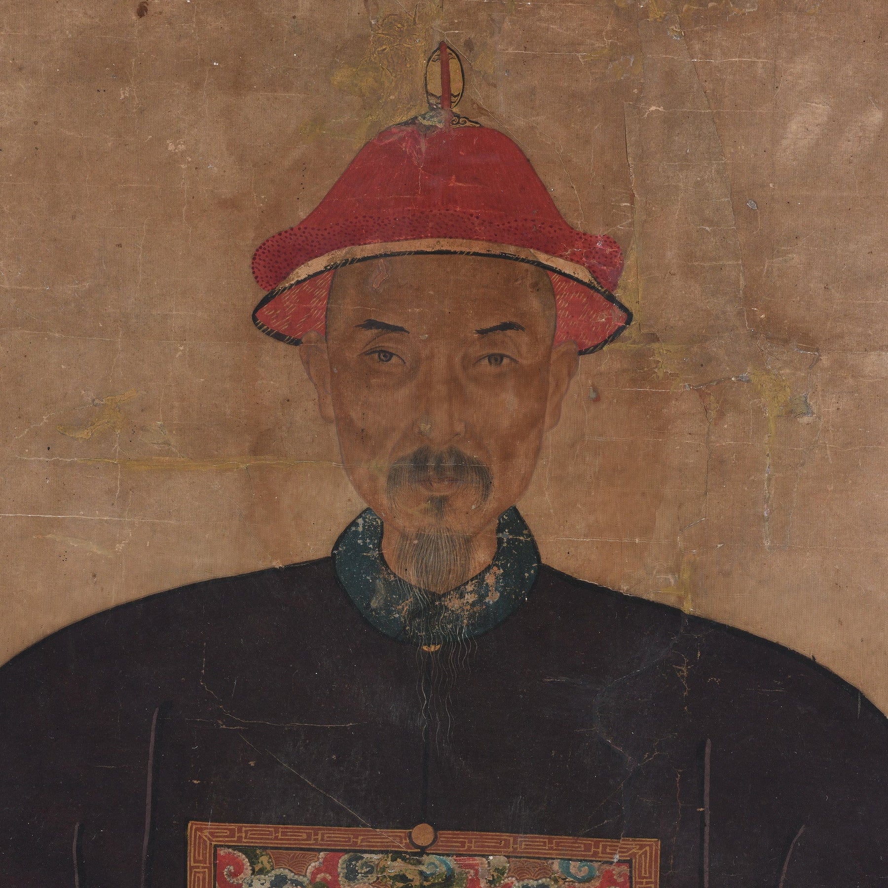 Ancestor Painting - Watercolour on Paper - 19thC