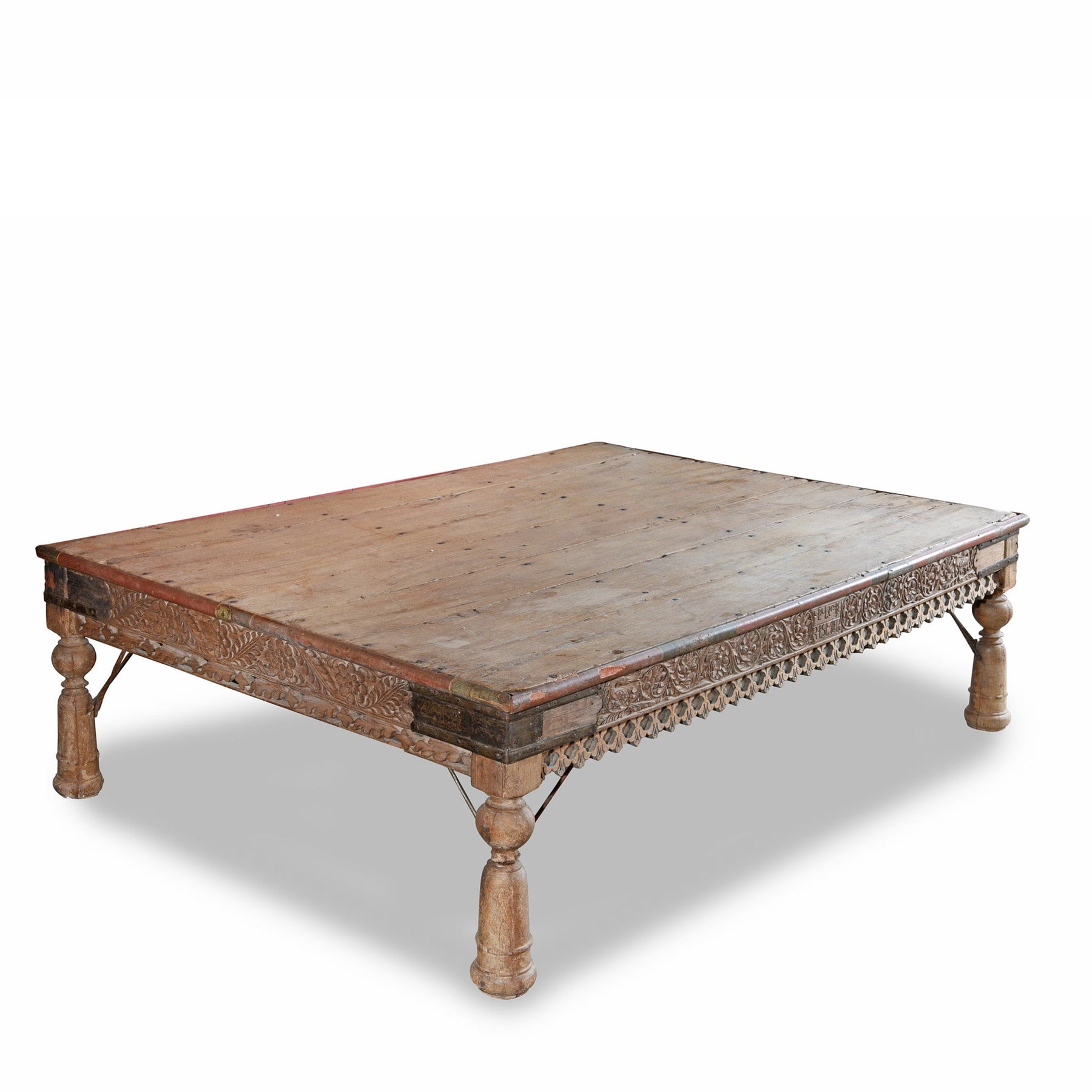 Teak Takhat From Gujarat - 19thC