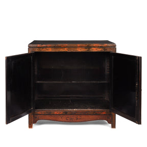 Painted Japanese Style Side Cabinet - Ca 1930