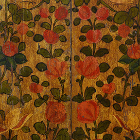 Painted Indian Window Shutter from Hyderabad - 19thC