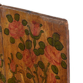 Painted Indian Window Shutter from Hyderabad - 19thC