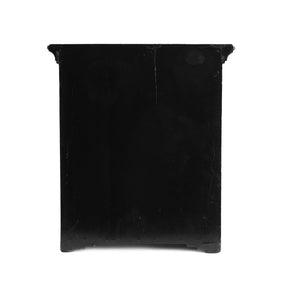 Gilt Black Lacquer Chinese Export Jewellery Cabinet - Early 19th Century