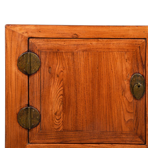 Reproduction Elm "Kang" Chinese Low Cabinet - Late 20thC