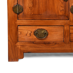 Reproduction Elm "Kang" Chinese Low Cabinet - Late 20thC