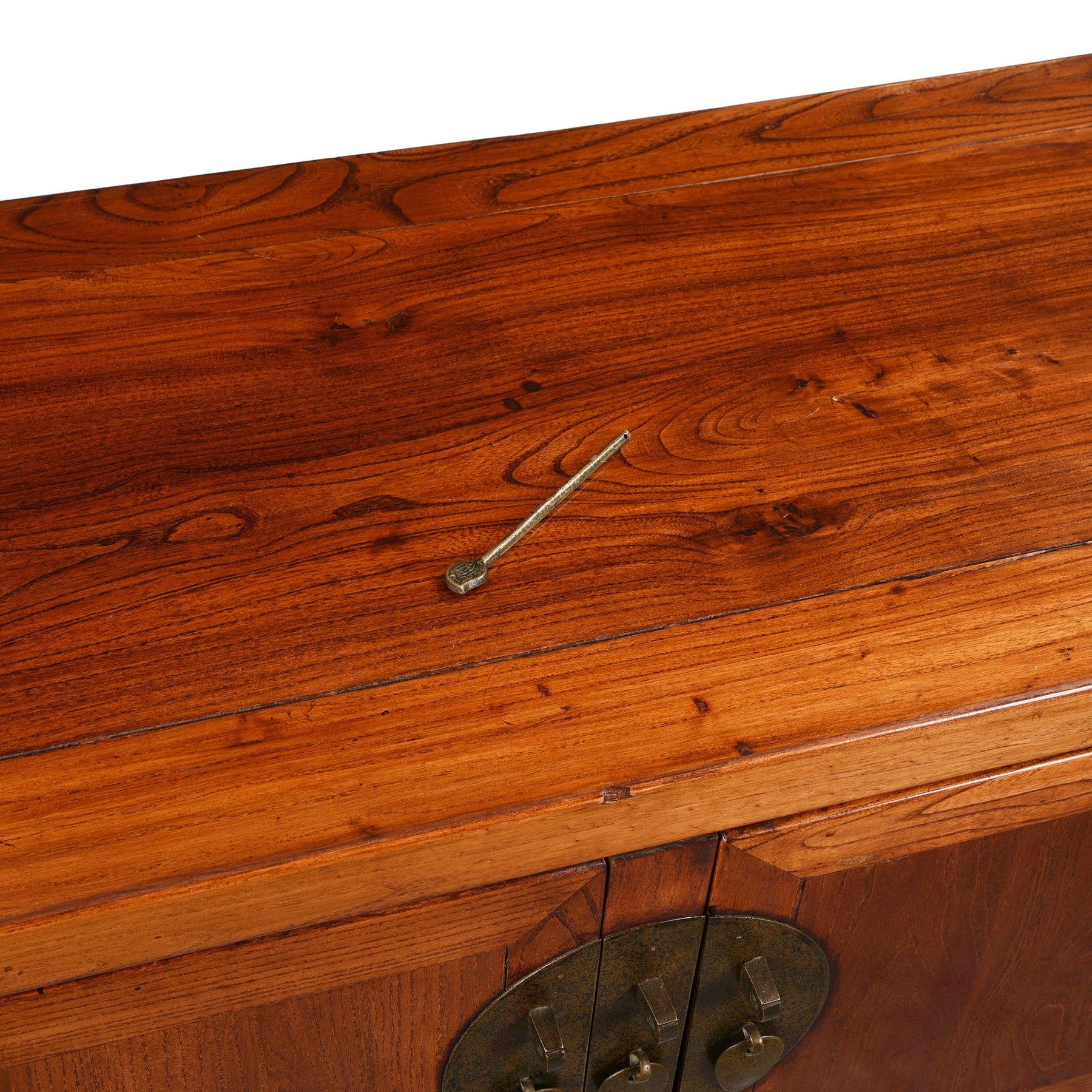 Reproduction Elm "Kang" Chinese Low Cabinet - Late 20thC
