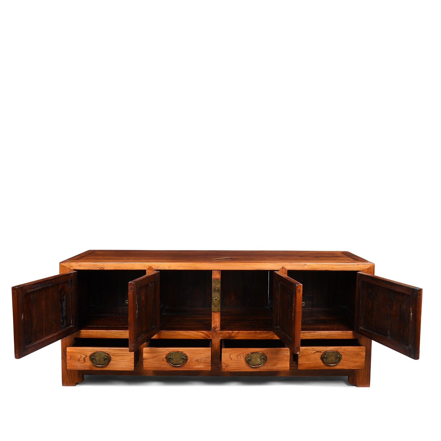 Reproduction Elm "Kang" Chinese Low Cabinet - Late 20thC