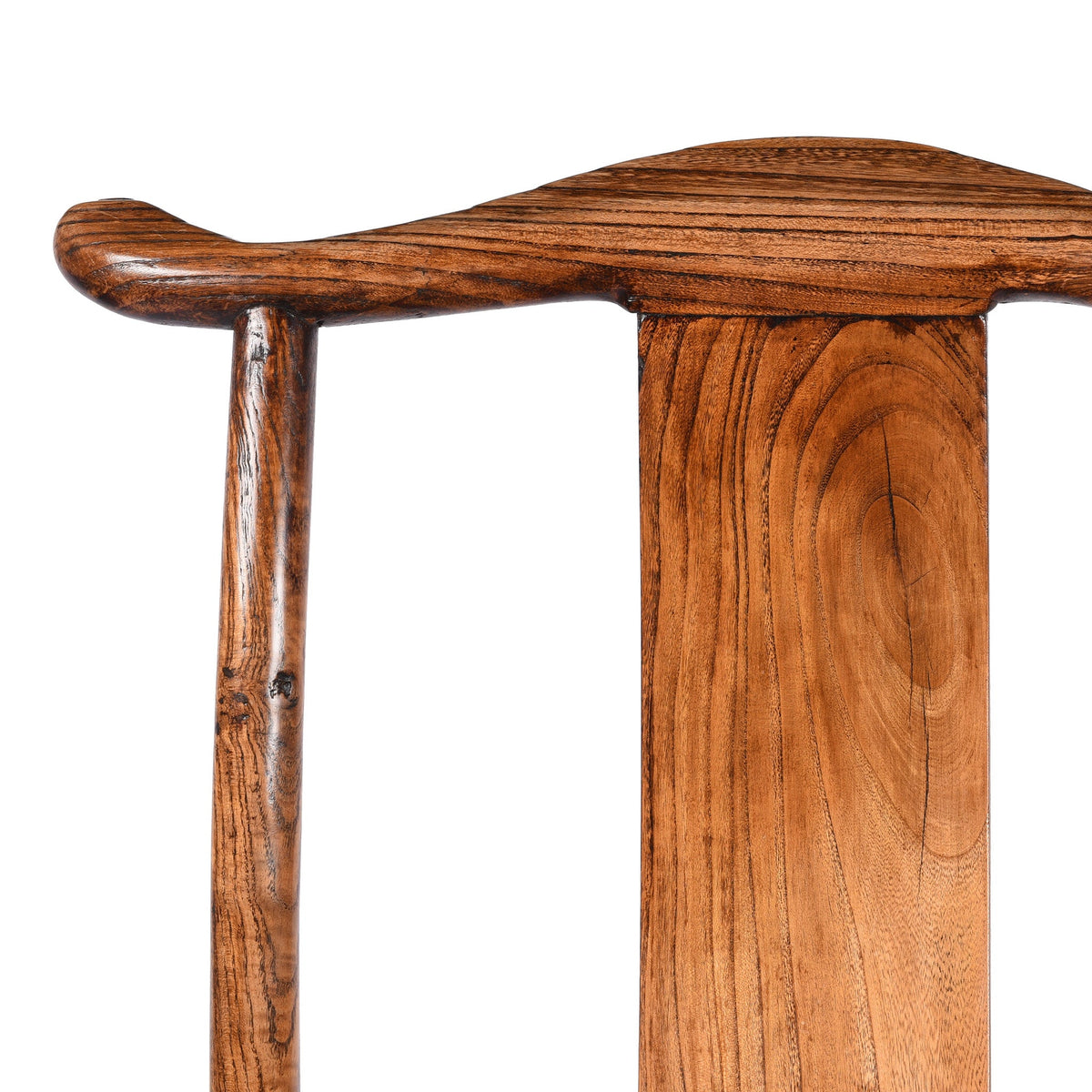Walnut Chinese Officials Hat Chair From Shanxi - 19thC