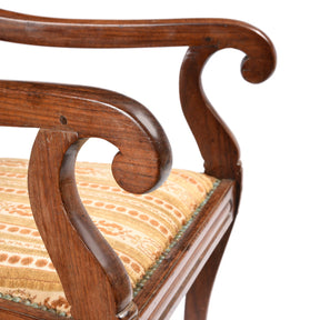 Regency Anglo-Indian Rosewood Chair - 19th Century
