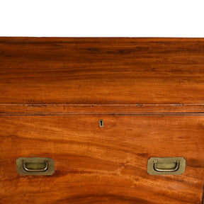 Anglo Indian Camphor Campaign Chest Of Drawers - Ca 1920