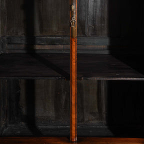 Chinese Red Elm Taper Cabinet From Shandong - 19thC
