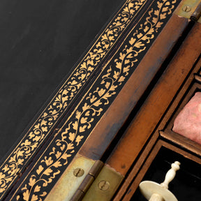 Chinese Export Lacquer Sewing Box - Qing Dynasty Early 19thC