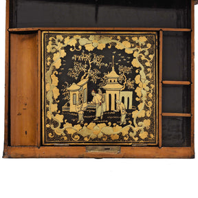 Chinese Export Lacquer Sewing Box - Qing Dynasty Early 19thC