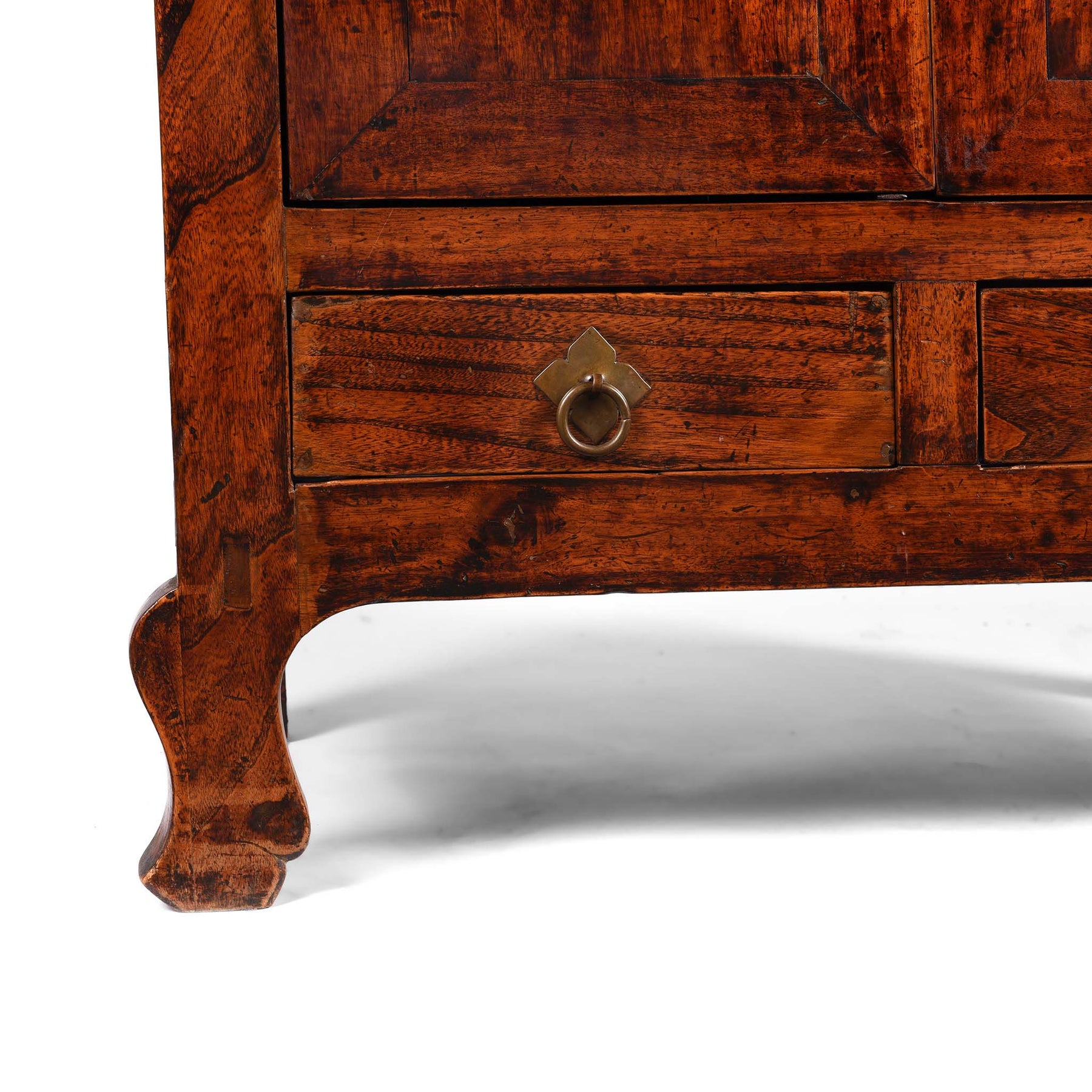 Walnut Chinese Cabinet From Gansu - 19thC