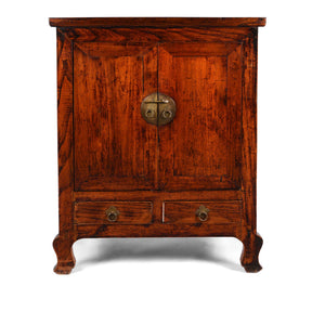 Walnut Chinese Cabinet From Gansu - 19thC