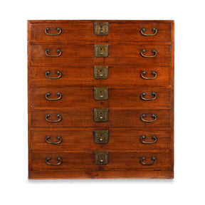 Japanese Kimono Dansu Chest - Late 19thC (Meiji Period)