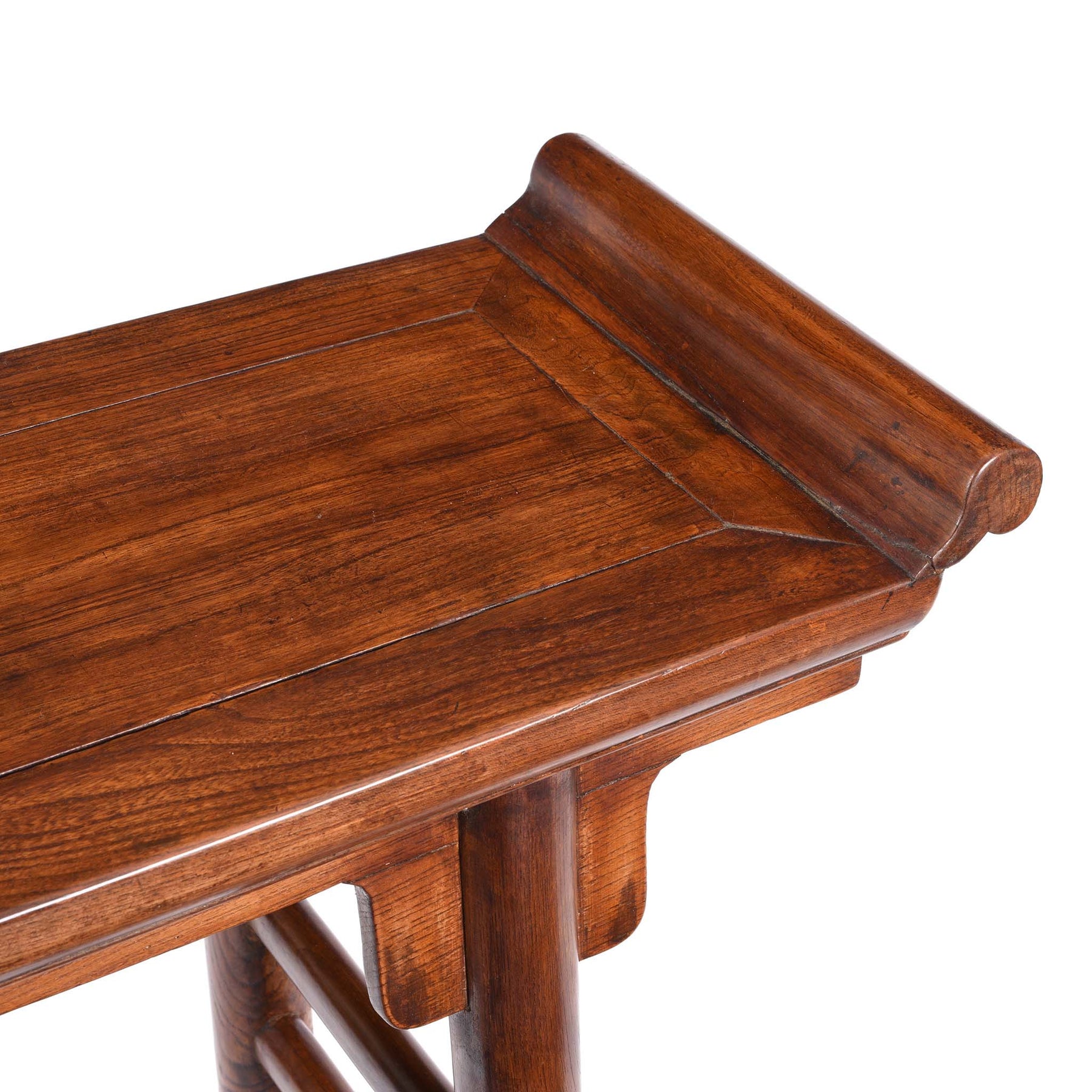 Red Elm Altar Table From Shanxi - 19thC