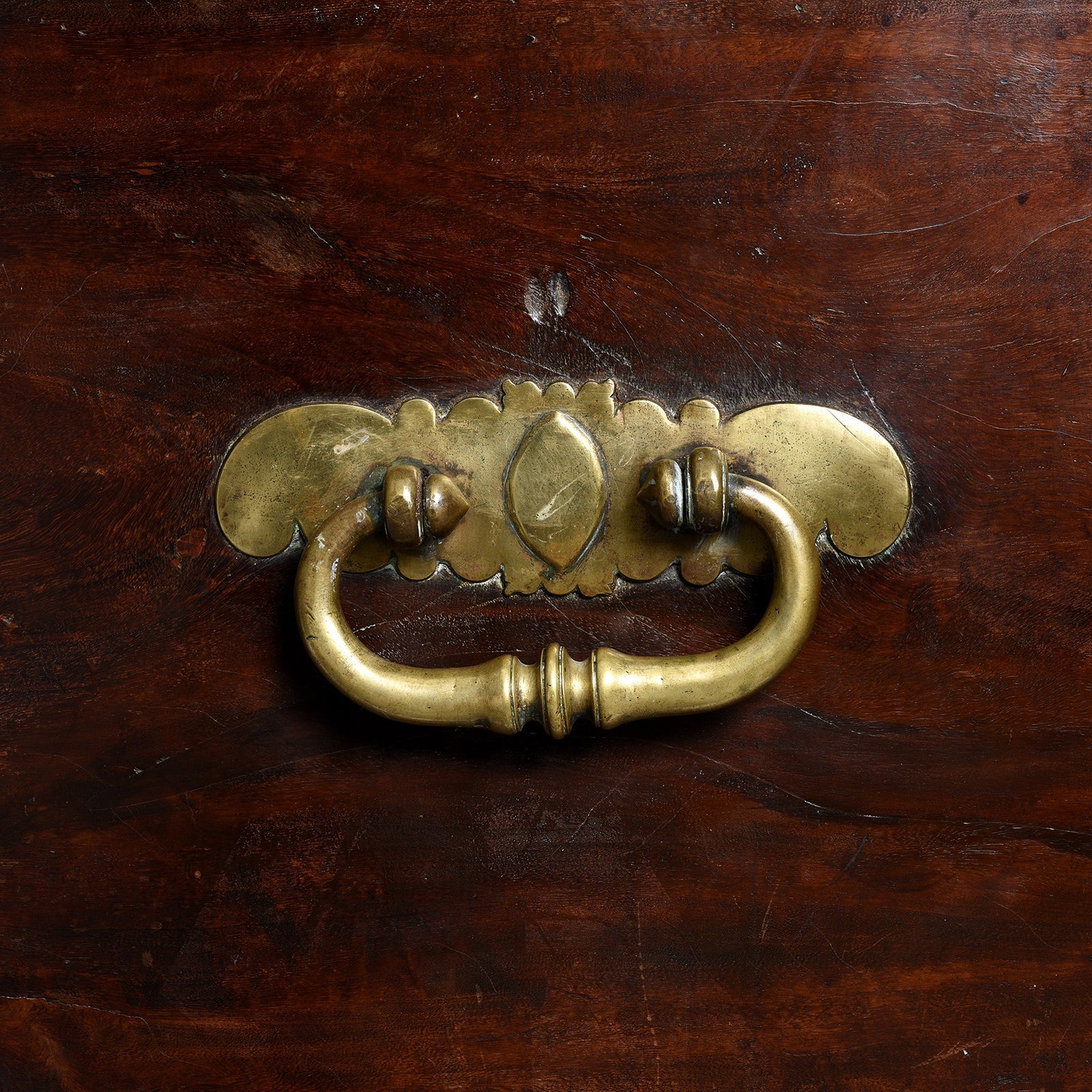 Dutch Colonial Satin Wood Chest From Ceylon -18thC