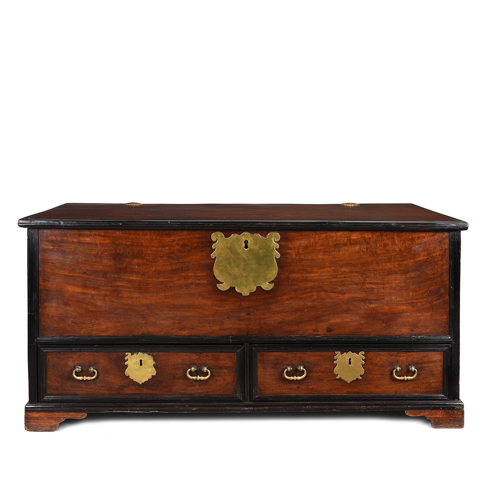 Dutch Colonial Satin Wood Chest From Ceylon -18thC