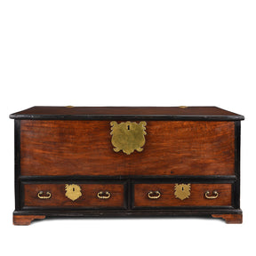 Dutch Colonial Satin Wood Chest From Ceylon -18thC
