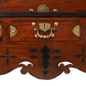 Dutch Colonial Chest on Stand From Ceylon -18th Century