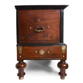 Dutch Colonial Chest on Stand From Ceylon -18th Century