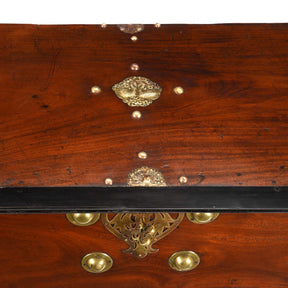 Dutch Colonial Chest on Stand From Ceylon -18th Century