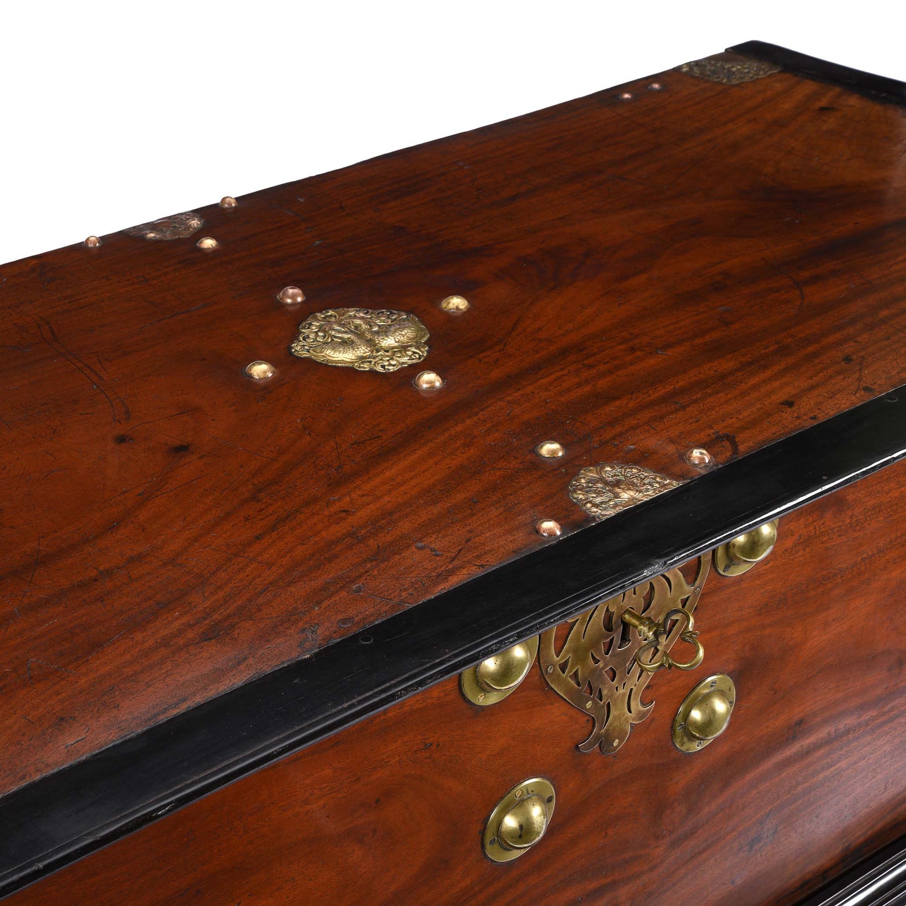Dutch Colonial Chest on Stand From Ceylon -18th Century