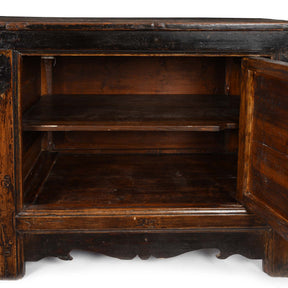 Mongolian Sideboard with Original Painting 19thC