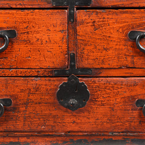 3 Drawer Negoro Tansu Chest From Japan - Meiji Period
