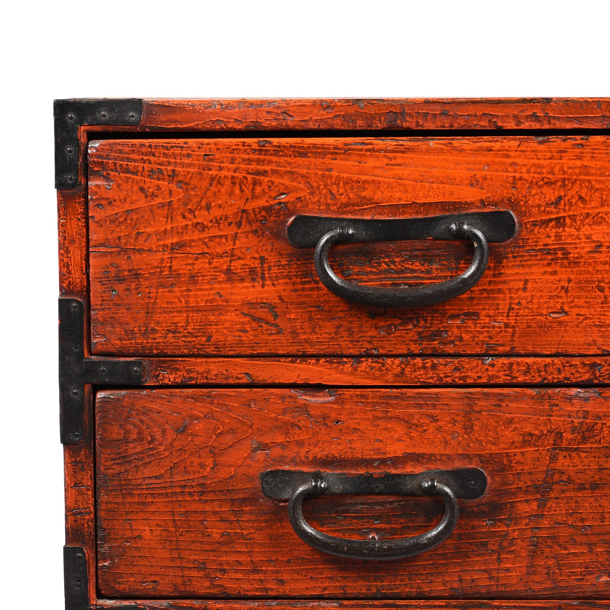 3 Drawer Negoro Tansu Chest From Japan - Meiji Period