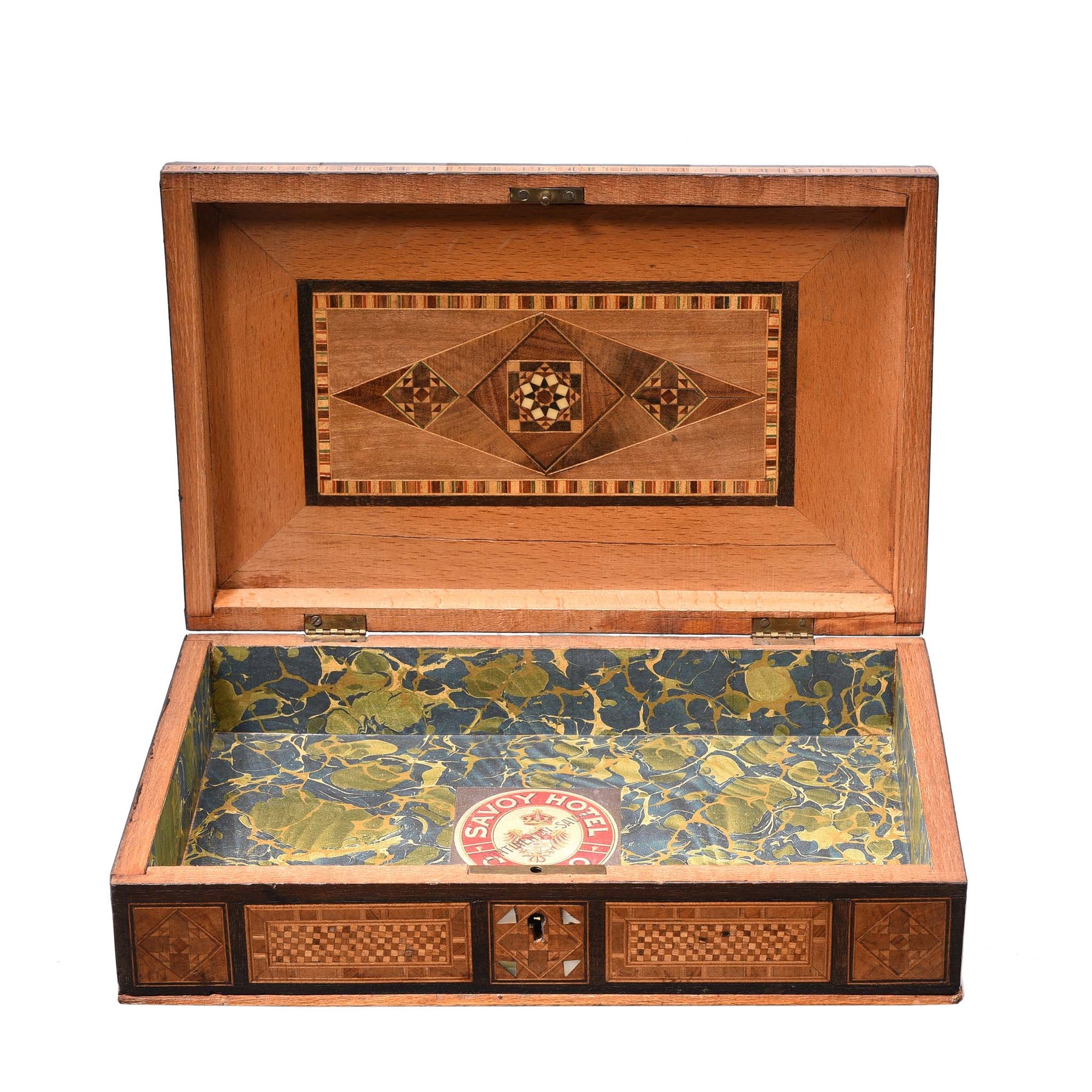 Syrian Marquetry Keepsake Box - Early 20thC
