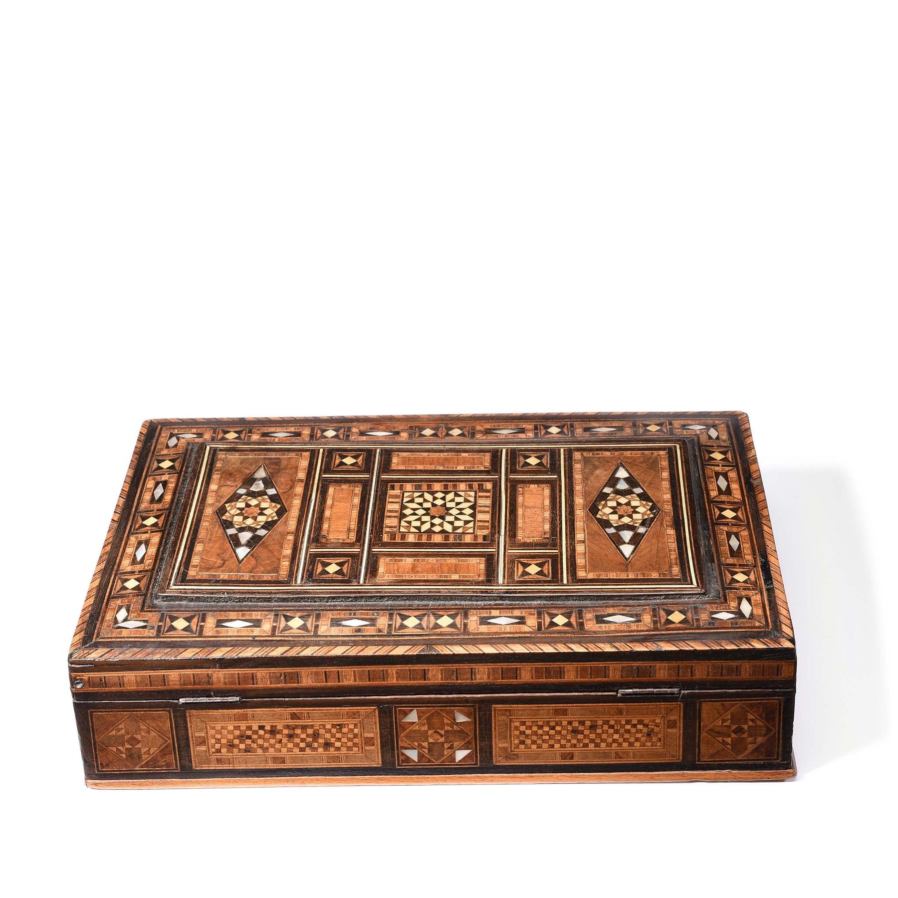 Syrian Marquetry Keepsake Box - Early 20thC