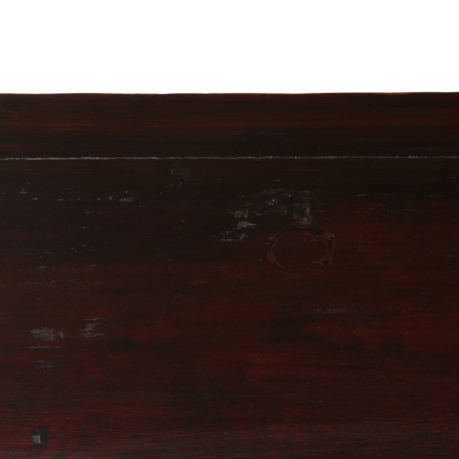 Burgundy Lacquered Chinese Altar Table - Ca 1900