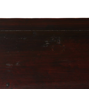 Burgundy Lacquered Chinese Altar Table - Ca 1900