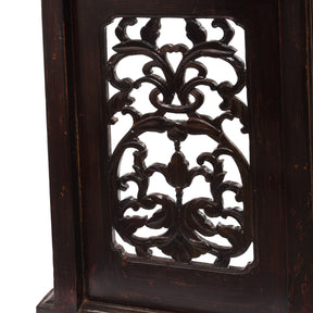 Burgundy Lacquered Chinese Altar Table - Ca 1900