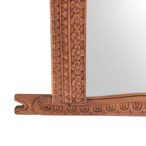 Decorative Indonesian Teak Mirror Frame
