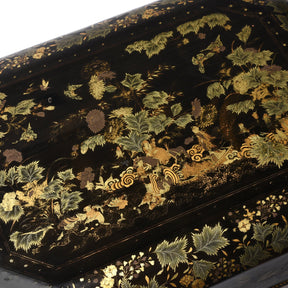 Canton Export Lacquer Sewing Box - Qing Dynasty Early 19thC